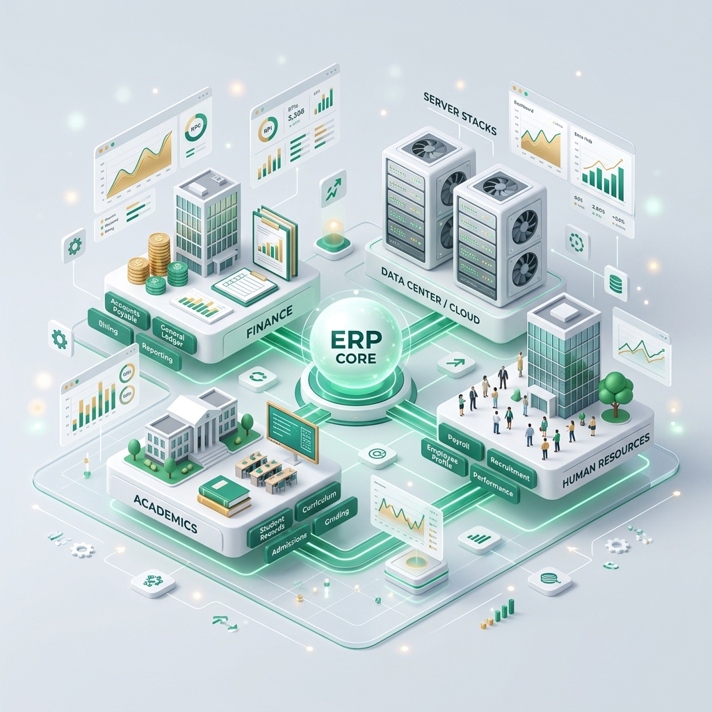 ERP Ecosystem Illustration